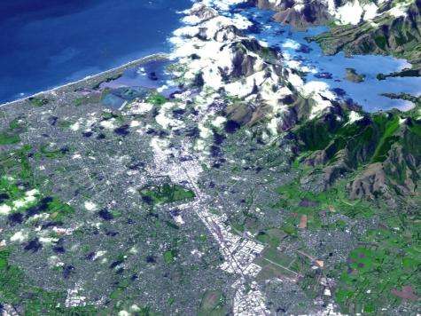New Zealand quake region as seen by NASA spacecraft