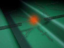 'Molecular torch' between carbon nanotubes emits electroluminescence