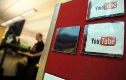 Employees work at the Youtube headquarters