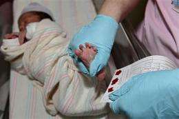 Ethics debate over blood from newborn safety tests (AP)