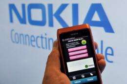 Finland's mobile phone maker Nokia's N8 smartphone
