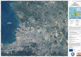 First satellite map of Haiti earthquake