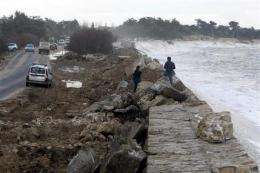 France's crumbling sea walls no match for ocean (AP)