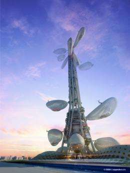 Futuristic Taiwan tower to have floating observatories 