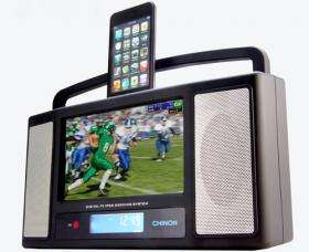 Gadgets: Chinon docking sound system has LCD display for video