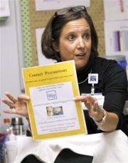 Germ inspector helps prevent hospital infections (AP)