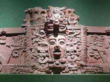 Giant sculptured Mayan head found