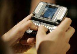 Girls sent or received an average of 4,050 text messages monthl