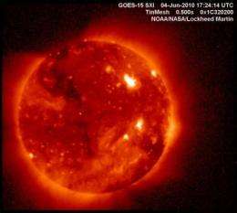 GOES-15 solar X-Ray imager makes a miraculous first light