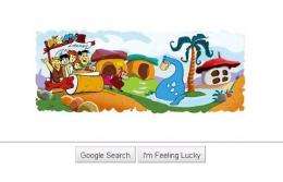 Google pays tribute to the Flintstones