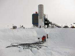 IceCube neutrino observatory nears complete