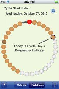 iCycleBeads: New iPhone application for planning and avoiding pregnancy