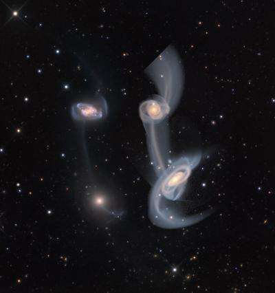 Image: Colliding galaxies