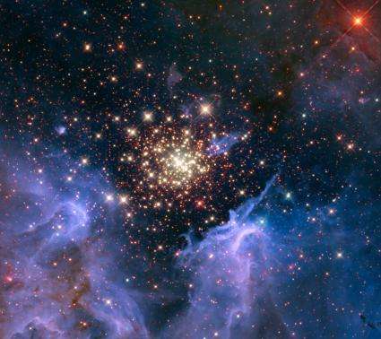 Image: Starburst Cluster Shows Celestial Fireworks