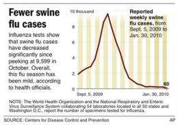 Is the US swine flu epidemic over? (AP)