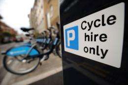 London Cycle Hire bicycles