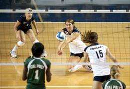 In volleyball, women should focus on digging