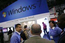Microsoft fiscal 2Q earns up 60 pct on PC rebound (AP)