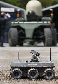Military robots seen as lifesavers (AP)