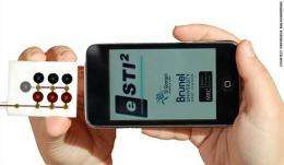 Mobile phone app to diagnose sexually transmitted infections