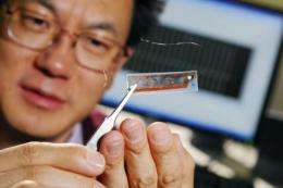 Nanogenerators grow strong enough to power small conventional electronics