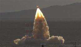 NASA catapults new Orion capsule into NM desert (AP)