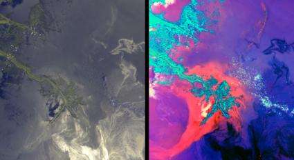 NASA Images Show Oil's Invasion Along Louisiana Coast