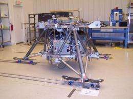 NASA's new lander prototype 'skates' through testing