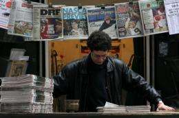 Newspaper circulation has dropped further in US