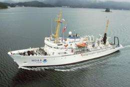 NOAA ship Fairweather maps aid shipping through Bering Straits