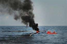 Oil spill may endanger human health, officials say (AP)