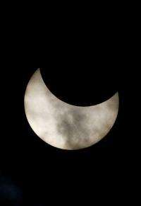Partial solar eclipse visible over Mideast, Europe (AP)