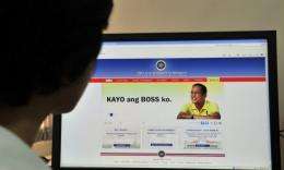 Philippine President Benigno Aquino's website