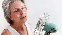 Research looks at cooling off hot flashes
