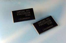Samsung now producing 20nm-class, 64-gigabit 3-bit NAND flash memory