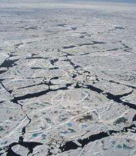 Satellite takes a space-eye view of Arctic ice