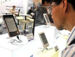 Sharp plans to sell two types of e-readers by the end of the year in Japan