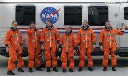 Six-man crew aboard shuttle Atlantis' last flight (AP)