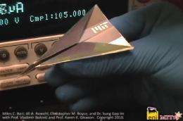 solar cell paper airplane