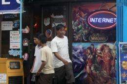 Staff at Yangon's cyber cafes are quick to help clients find proxy servers to bypass blocks on certain websites