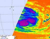 Still safely at sea, Edzani now a tropical storm