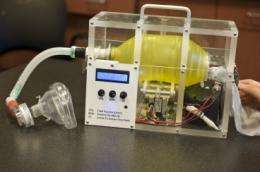 Students develop a low-cost portable ventilator