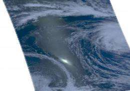 Super cyclone Edzani staying safely at sea spawning super swells