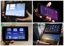 Tablets crowd gadget show, chasing iPad's tail (AP)
