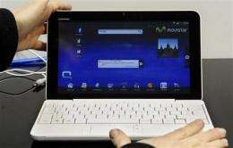 Tablets, smartbooks aim to fill PC-phone gap (AP)