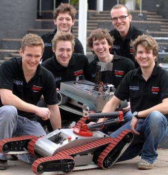 Warwick students take rescue robot to RoboCup Rescue Championship in Germany