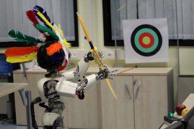 The iCub robot learns archery