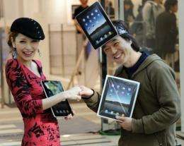 The iPad went on sale outside the US at the end of May