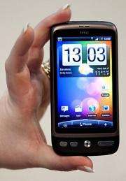 The mobile phone "Desire" by HTC