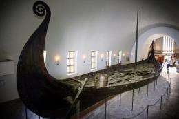 The Oseberg viking ship